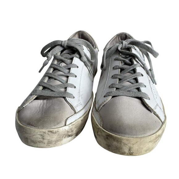 GOLDEN GOOSE superstar white leather perforated star Womens Sneakers size 38 8 - Picture 7 of 14